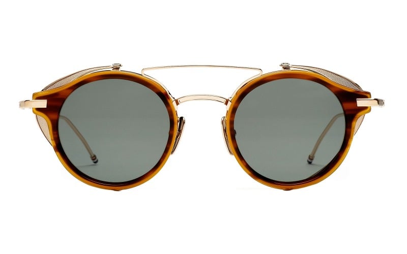 THOM BROWNE TB804 BROWN/WHITE GOLD