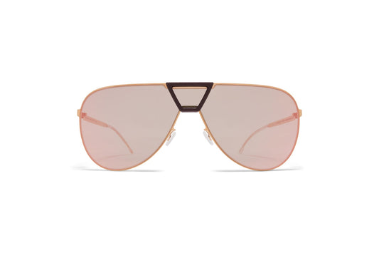 MYKITA PEPPER MH8 Ebony Brown/Champagne Gold