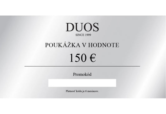 Digitální dárkový poukaz 150€