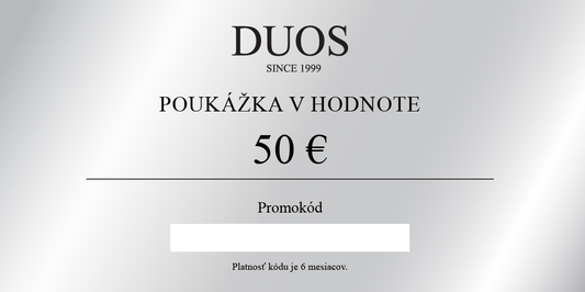 Digitálna darčeková poukážka 50€