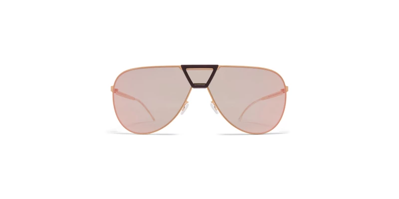 MYKITA PEPPER MH8 Ebony Brown/Champagne Gold