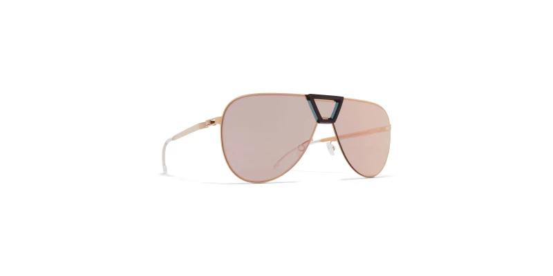 MYKITA PEPPER MH8 Ebony Brown/Champagne Gold