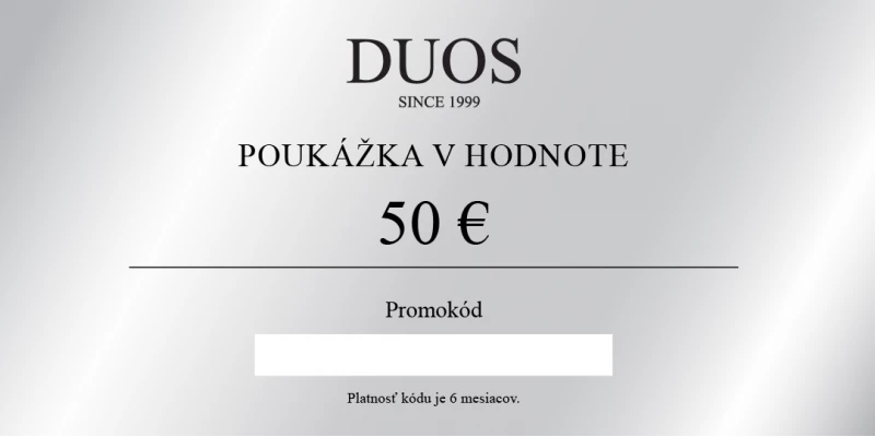 Digitálna darčeková poukážka 50€	
